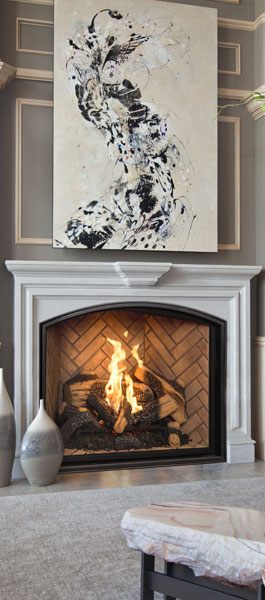 Town & Country TC36 Arch Gas Fireplace