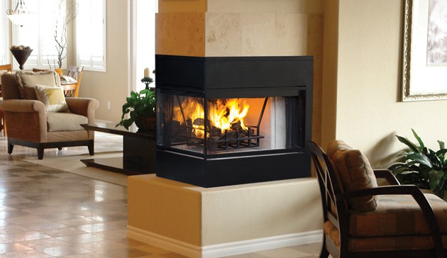Astria Monterey Peninsula Wood Burning Fireplace