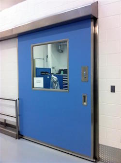 ASI-Pedestrian Door-Single Sliding Fiberglass Door – Manual