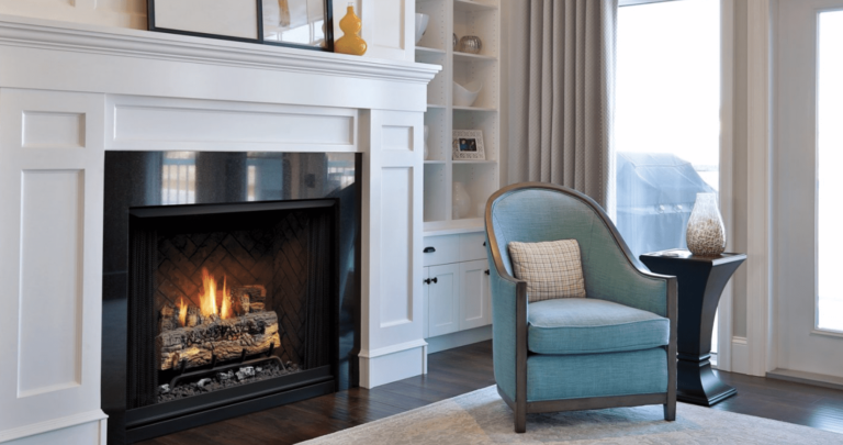 Kingsman ZVFCV39:42:47 ZERO CLEARANCE UNIVERSAL VENT-FREE GAS FIREPLACE